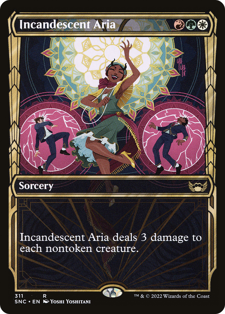 Incandescent Aria (Showcase Golden Age) [Streets of New Capenna] | GrognardGamesBatavia