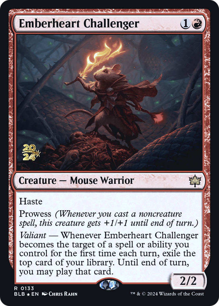 Emberheart Challenger [Bloomburrow Prerelease Promos] | GrognardGamesBatavia