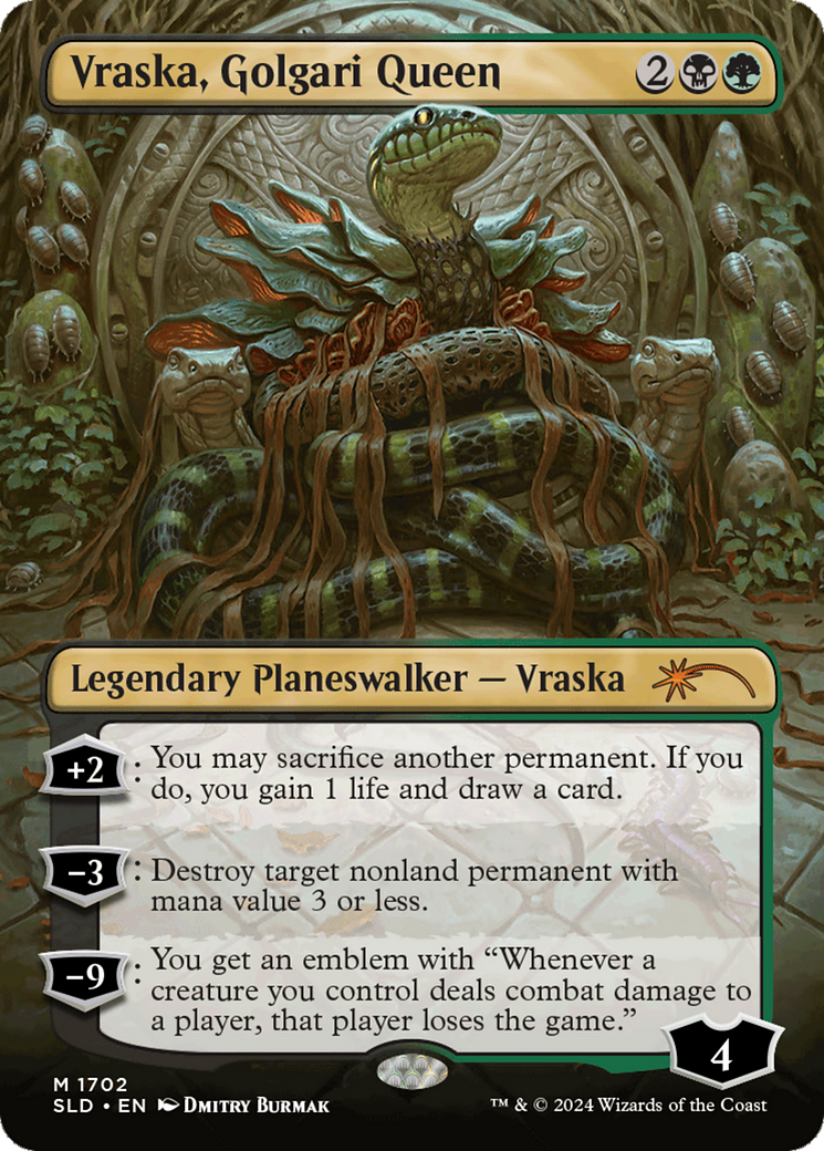 Vraska, Golgari Queen (1702) (Rainbow Foil) [Secret Lair Drop Series] | GrognardGamesBatavia