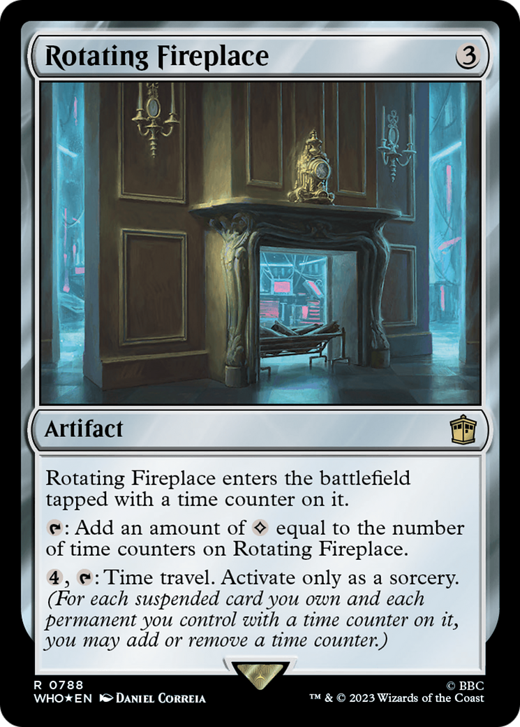 Rotating Fireplace (Surge Foil) [Doctor Who] | GrognardGamesBatavia