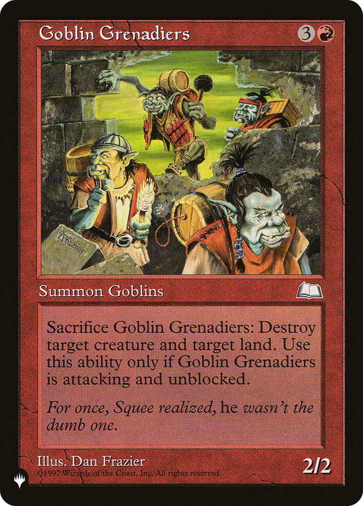 Goblin Grenadiers [The List Reprints] | GrognardGamesBatavia