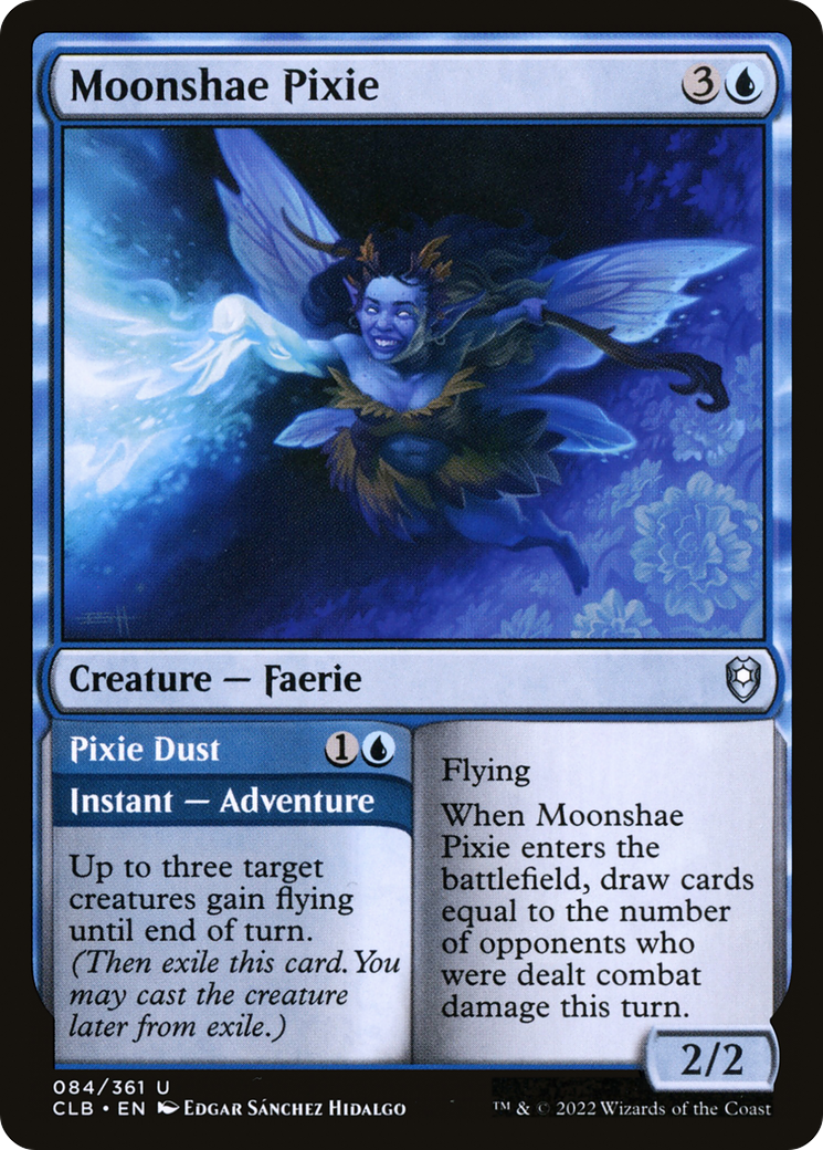 Moonshae Pixie // Pixie Dust [Commander Legends: Battle for Baldur's Gate] | GrognardGamesBatavia
