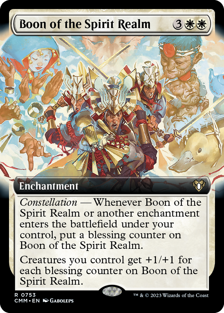 Boon of the Spirit Realm (Extended Art) [Commander Masters] | GrognardGamesBatavia