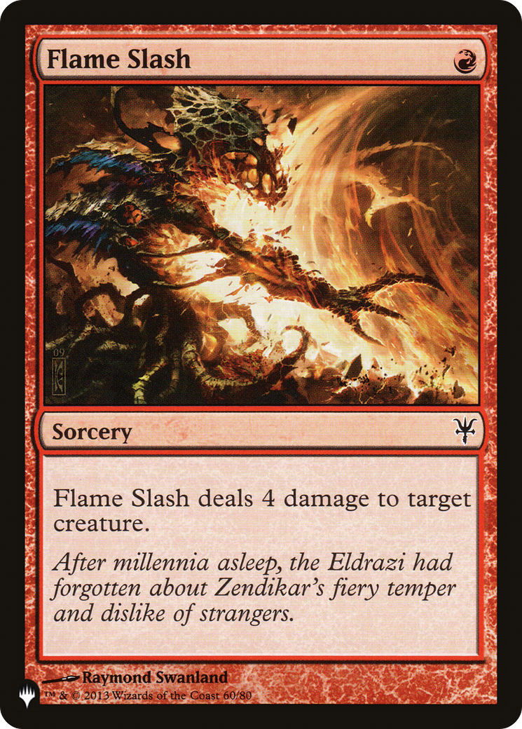 Flame Slash [The List Reprints] | GrognardGamesBatavia