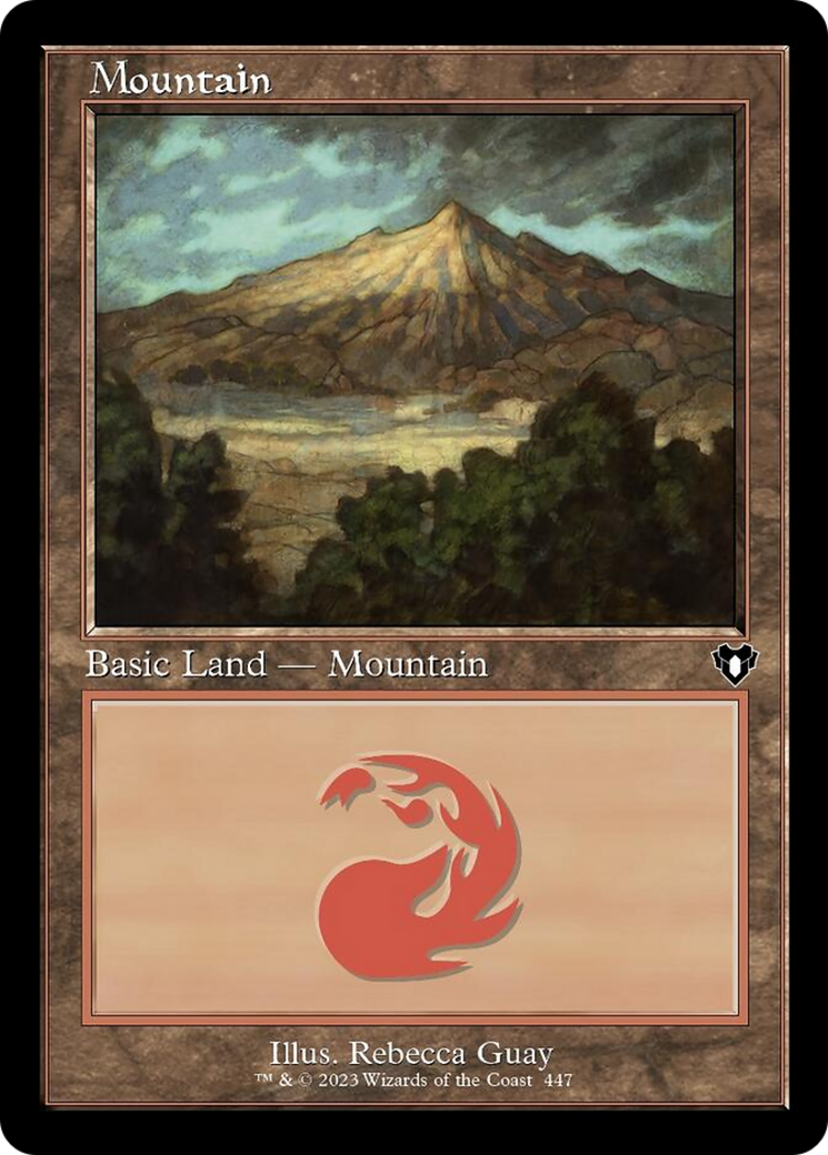 Mountain (447) (Retro) [Commander Masters] | GrognardGamesBatavia