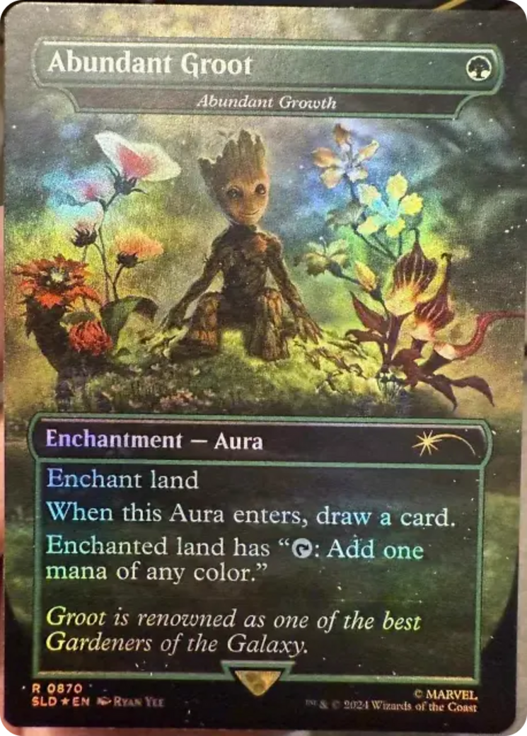 Abundant Groot - Abundant Growth (Rainbow Foil) [Secret Lair Drop Series] | GrognardGamesBatavia