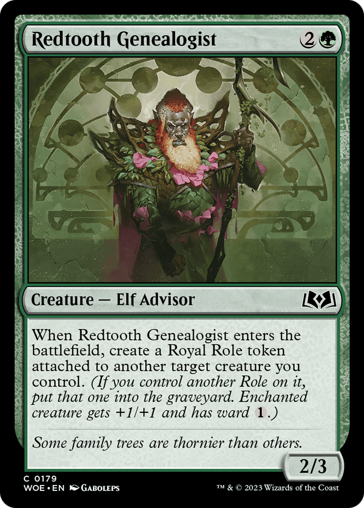 Redtooth Genealogist [Wilds of Eldraine] | GrognardGamesBatavia