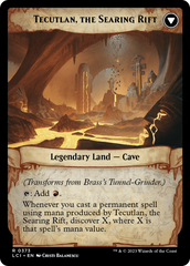 Brass's Tunnel-Grinder // Tecutlan, The Searing Rift (Extended Art) [The Lost Caverns of Ixalan] | GrognardGamesBatavia