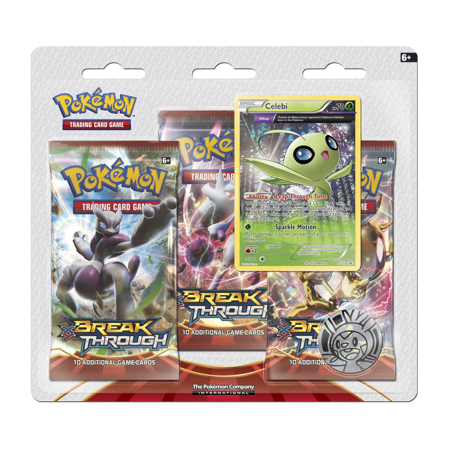 XY: BREAKthrough - 3-Pack Blister (Celebi) | GrognardGamesBatavia