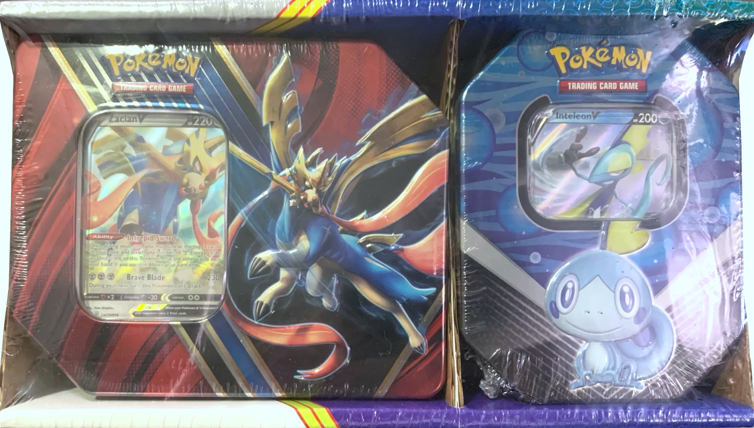 Legends of Galar/Galar Partners - 2-Pack Tin (Zacian V & Inteleon V) | GrognardGamesBatavia