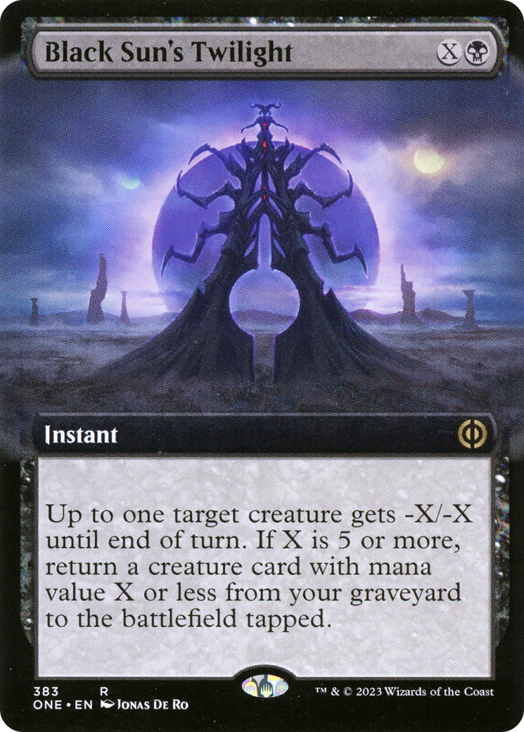 Black Sun's Twilight (Extended Art) [Phyrexia: All Will Be One] | GrognardGamesBatavia