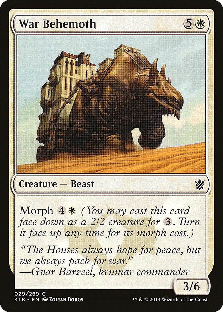 War Behemoth [Khans of Tarkir] | GrognardGamesBatavia