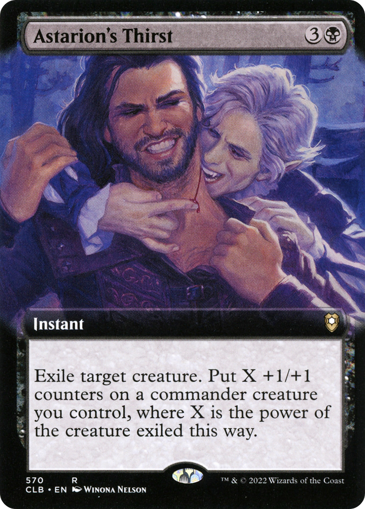 Astarion's Thirst (Extended Art) [Commander Legends: Battle for Baldur's Gate] | GrognardGamesBatavia