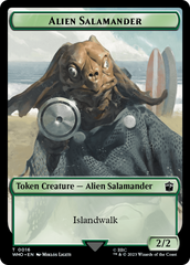 Alien // Alien Salamander Double-Sided Token [Doctor Who Tokens] | GrognardGamesBatavia