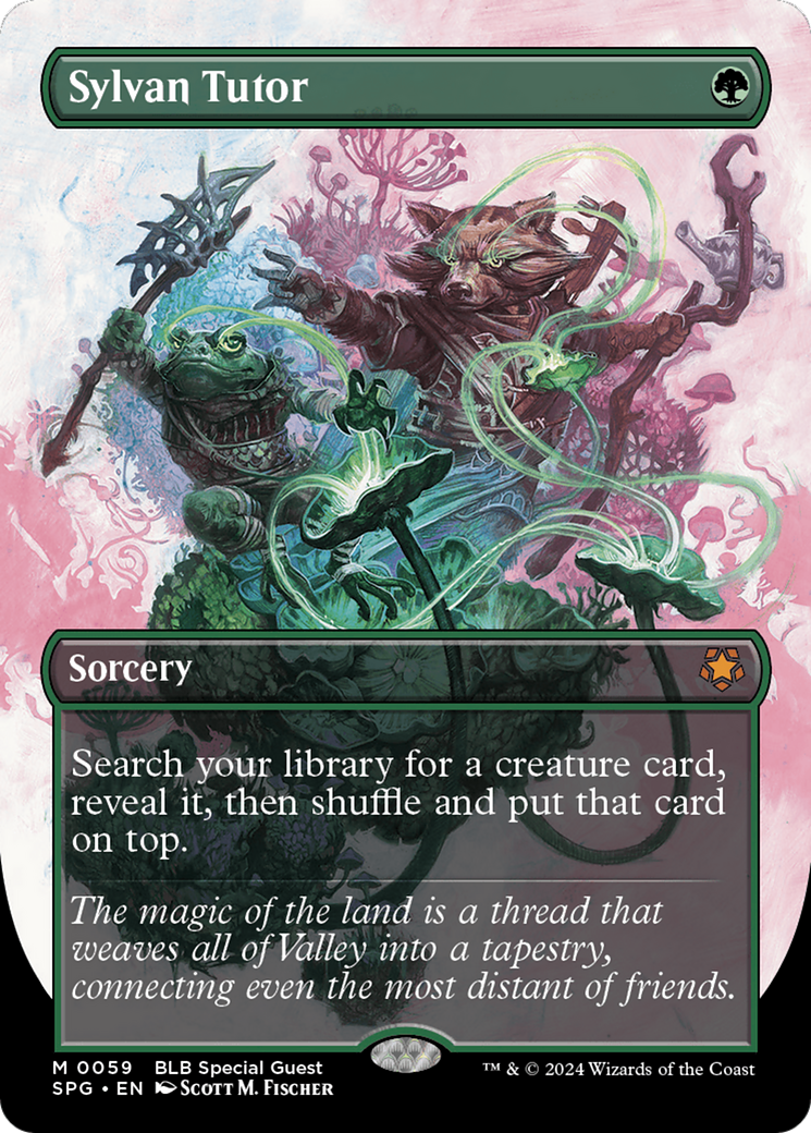 Sylvan Tutor (Borderless) [Bloomburrow Special Guests] | GrognardGamesBatavia