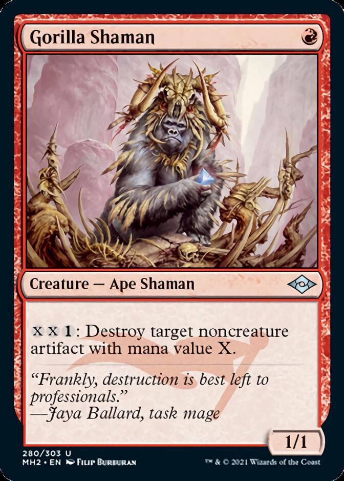 Gorilla Shaman (Foil Etched) [Modern Horizons 2] | GrognardGamesBatavia