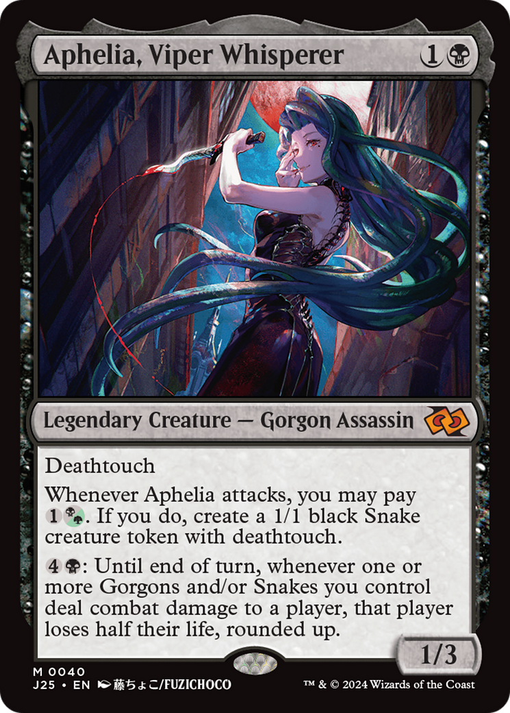 Aphelia, Viper Whisperer (Anime) [Foundations Jumpstart] | GrognardGamesBatavia