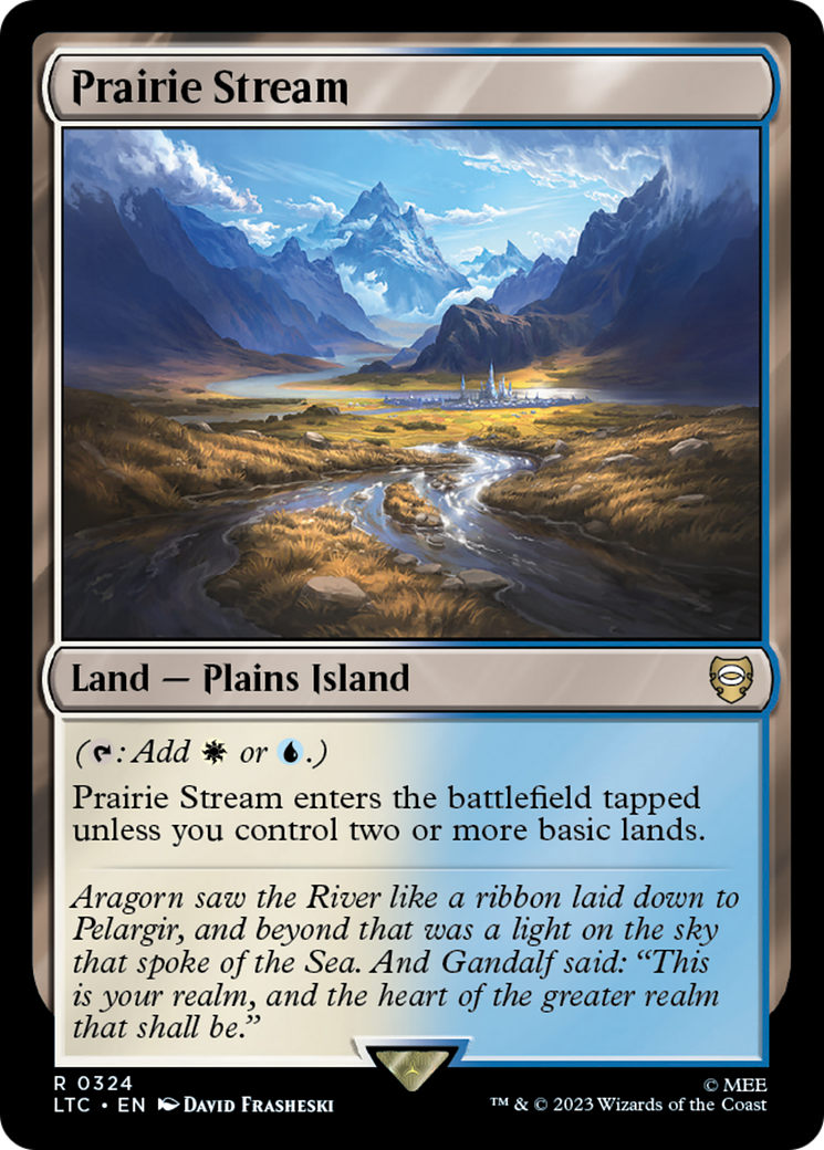 Prairie Stream [The Lord of the Rings: Tales of Middle-Earth Commander] | GrognardGamesBatavia