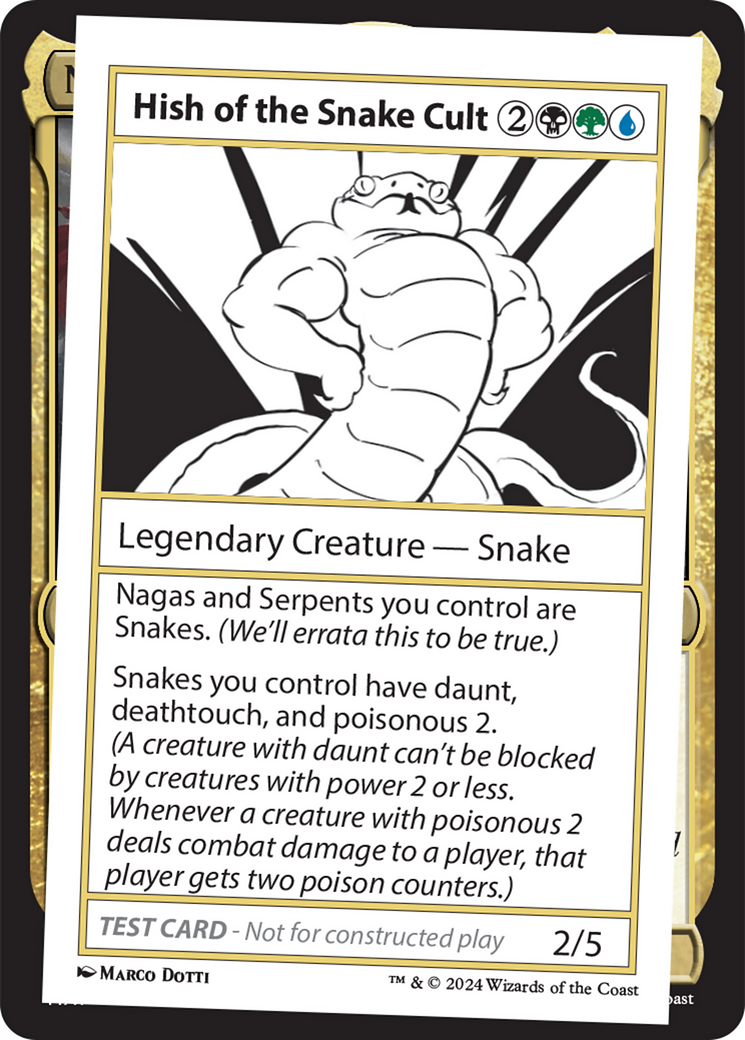 Hish of the Snake Cult [Mystery Booster 2 Playtest Cards] | GrognardGamesBatavia