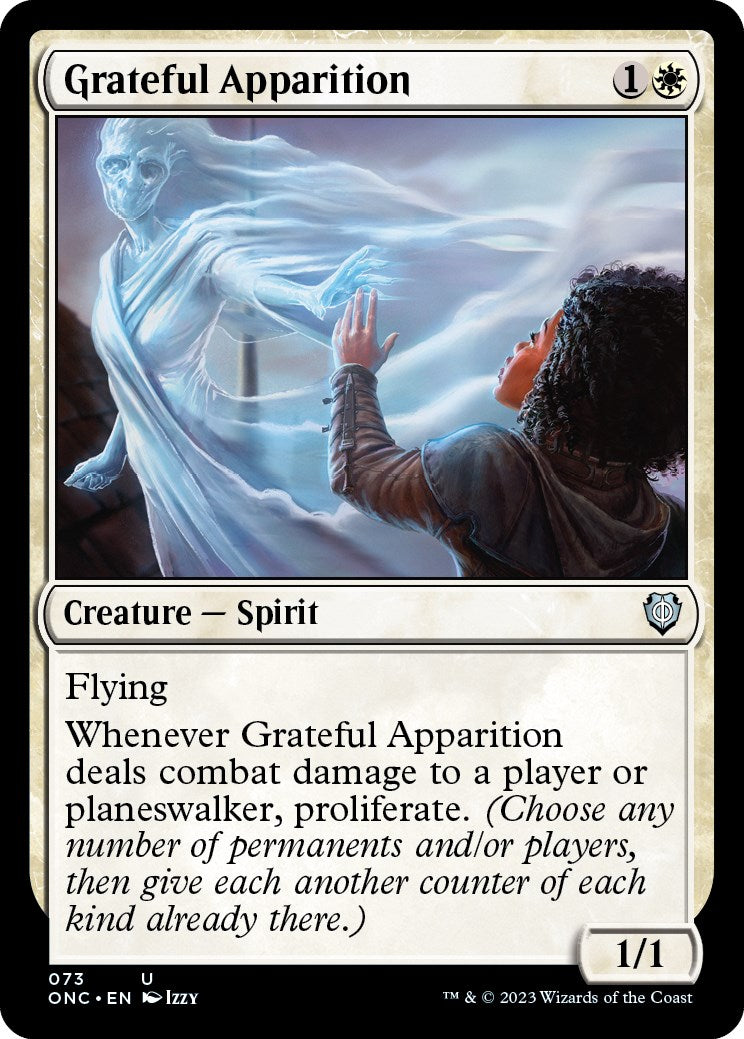 Grateful Apparition [Phyrexia: All Will Be One Commander] | GrognardGamesBatavia