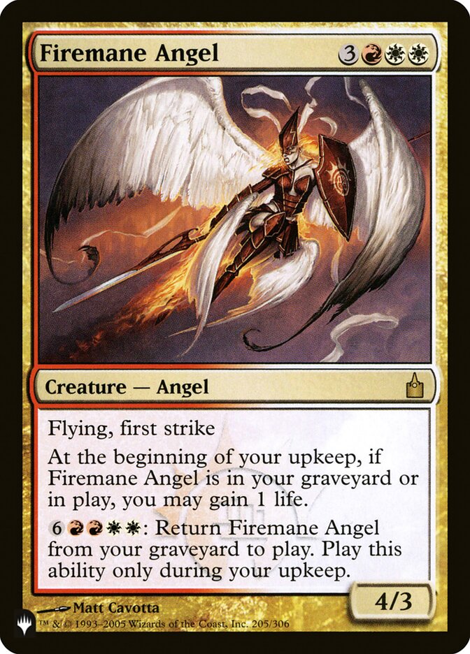 Firemane Angel [The List] | GrognardGamesBatavia