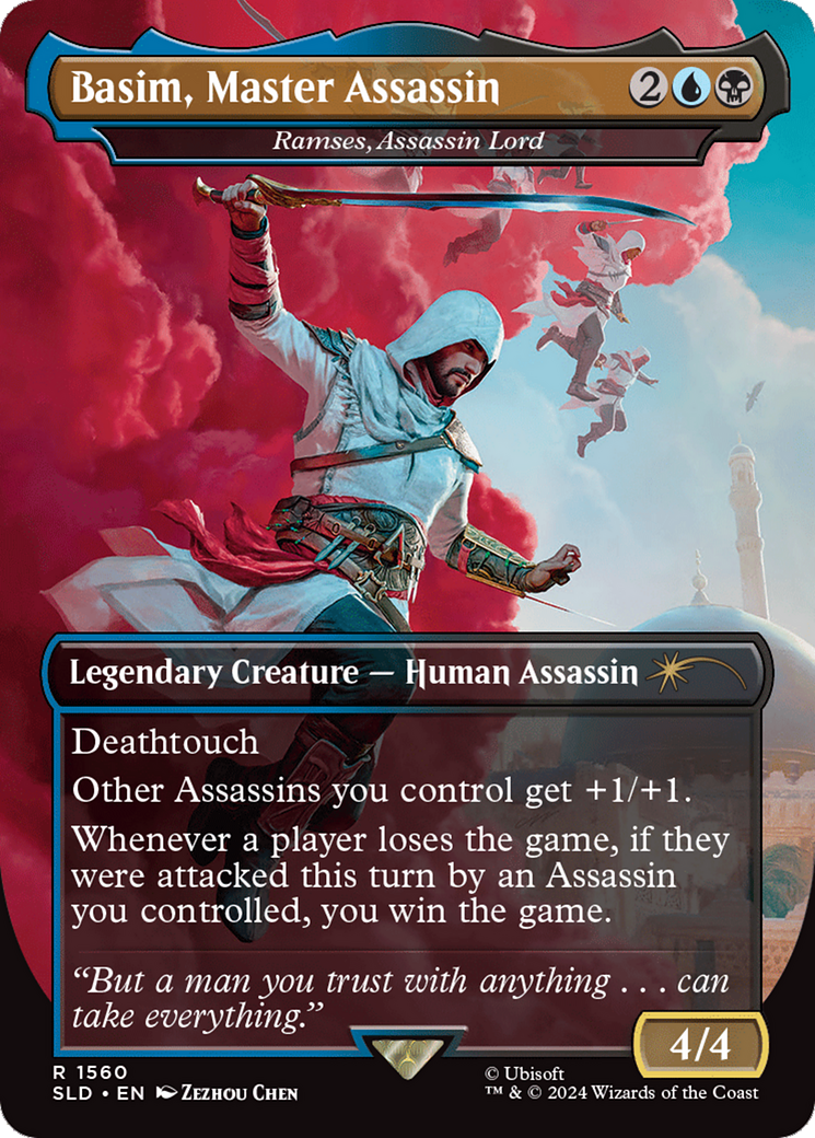 Basim, Master Assassin - Ramses, Assassin Lord (Rainbow Foil) [Secret Lair Drop Series] | GrognardGamesBatavia