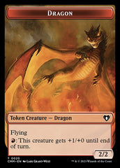 Soldier // Dragon (0020) Double-Sided Token [Commander Masters Tokens] | GrognardGamesBatavia