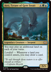 Aesi, Tyrant of Gyre Strait [Duskmourn: House of Horror Commander] | GrognardGamesBatavia