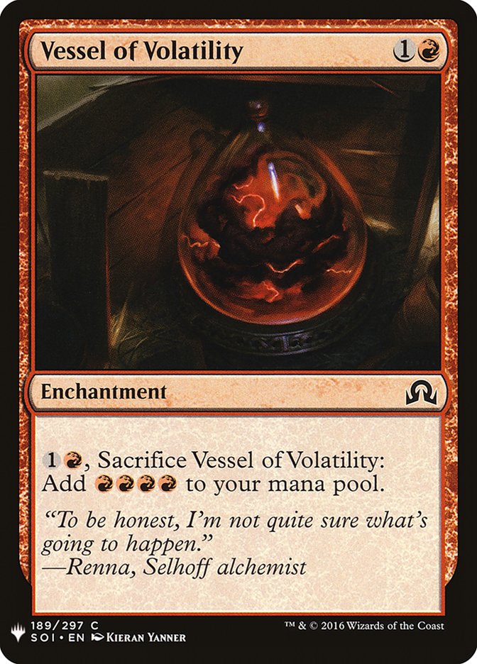 Vessel of Volatility [Mystery Booster] | GrognardGamesBatavia