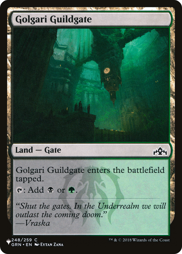 Golgari Guildgate [The List] | GrognardGamesBatavia