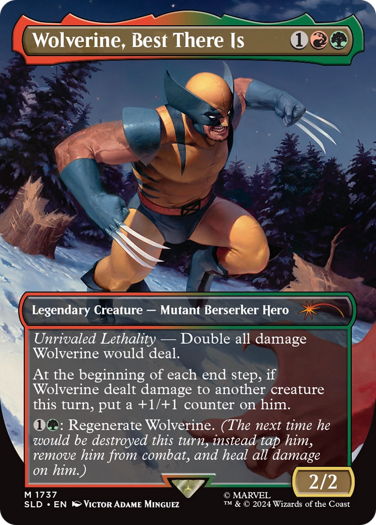 Wolverine, Best There Is (Rainbow Foil) [Secret Lair Drop Series] | GrognardGamesBatavia