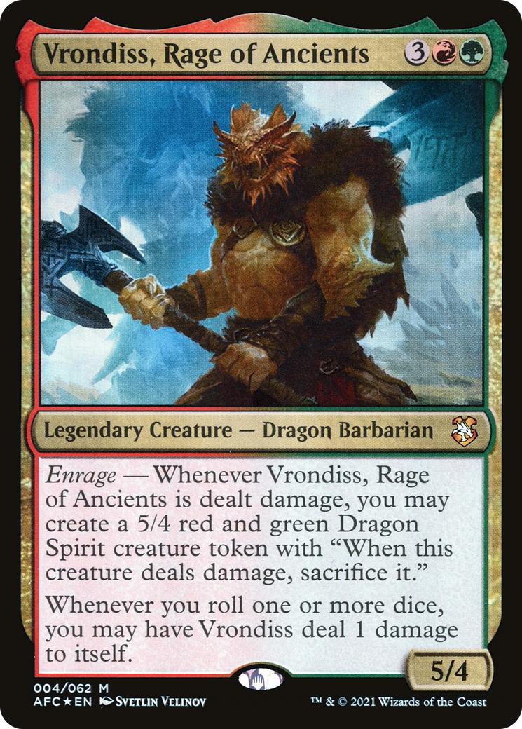 Vrondiss, Rage of Ancients [Dungeons & Dragons: Adventures in the Forgotten Realms Commander] | GrognardGamesBatavia