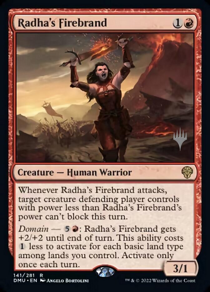 Radha's Firebrand (Promo Pack) [Dominaria United Promos] | GrognardGamesBatavia