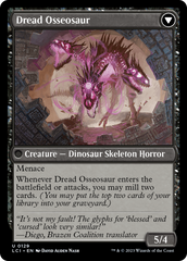 Visage of Dread // Dread Osseosaur [The Lost Caverns of Ixalan] | GrognardGamesBatavia