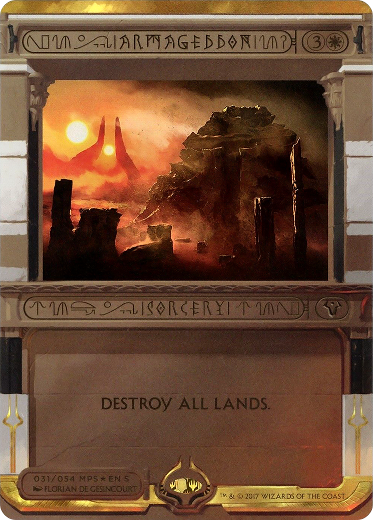 Armageddon (Invocation) [Amonkhet Invocations] | GrognardGamesBatavia