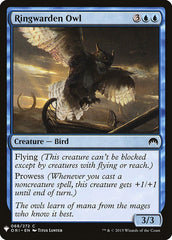 Ringwarden Owl [Mystery Booster] | GrognardGamesBatavia