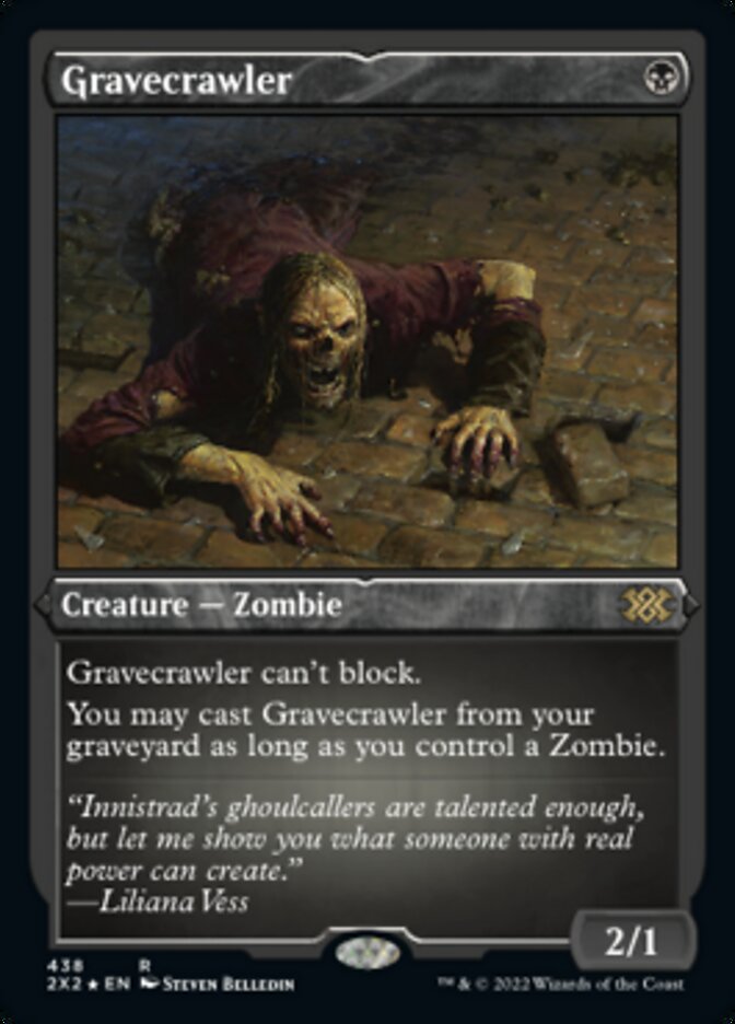 Gravecrawler (Foil Etched) [Double Masters 2022] | GrognardGamesBatavia