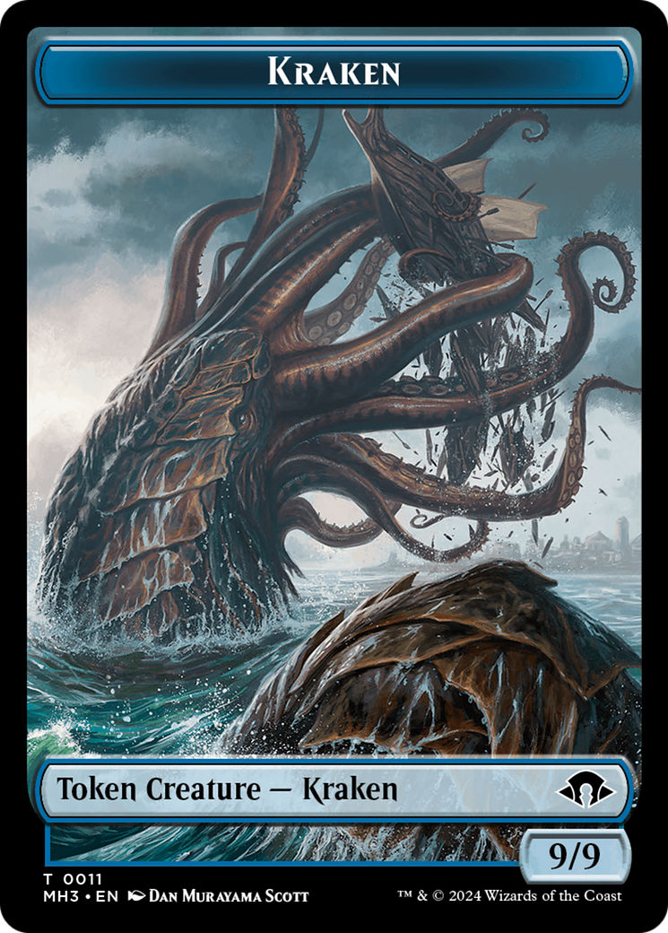 Kraken Token [Modern Horizons 3 Tokens] | GrognardGamesBatavia