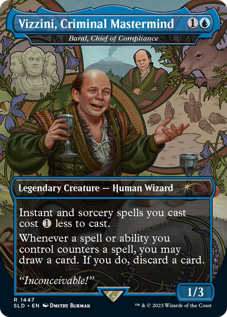 Vizzini, Criminal Mastermind - Baral, Chief of Compliance [Secret Lair Drop Series] | GrognardGamesBatavia