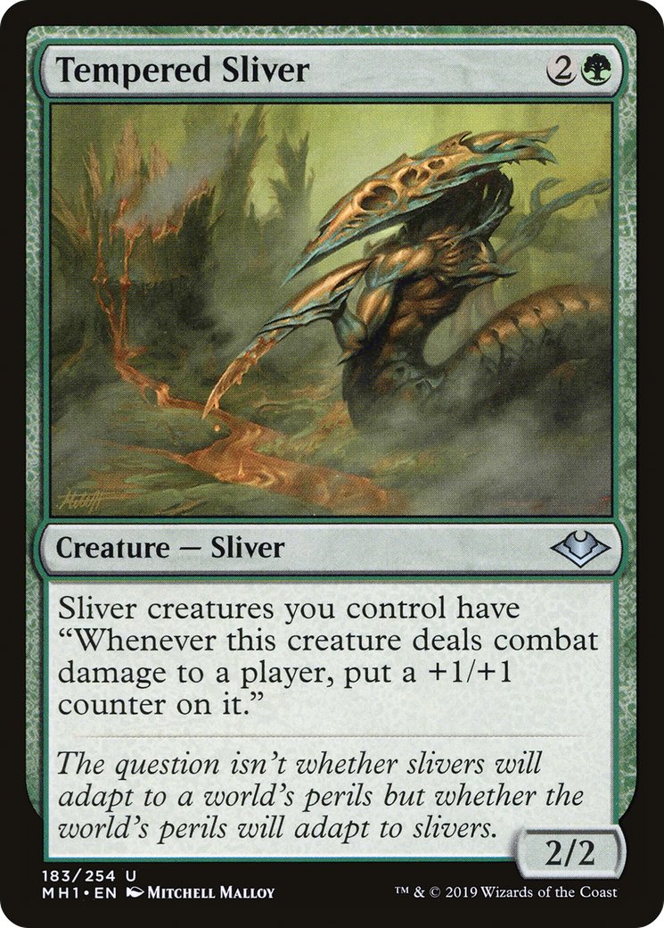 Tempered Sliver [Modern Horizons] | GrognardGamesBatavia