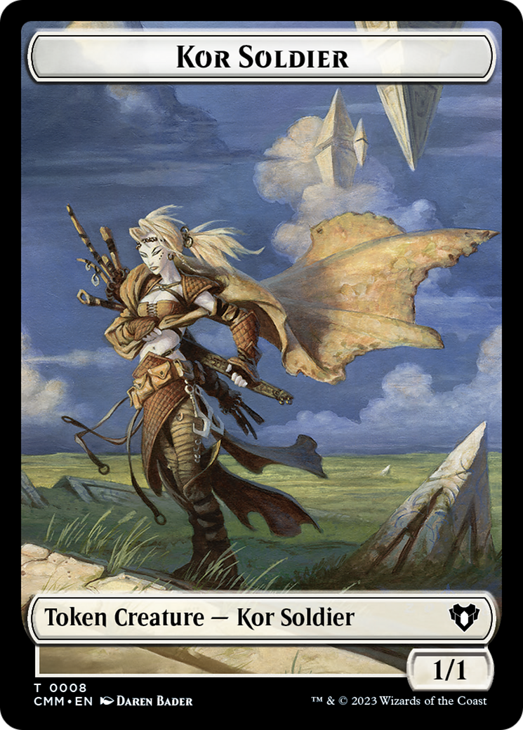 Kor Soldier Token [Commander Masters Tokens] | GrognardGamesBatavia