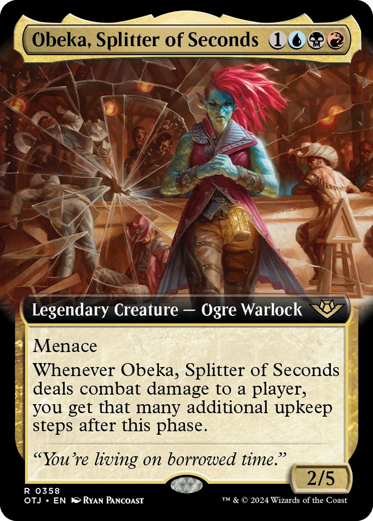 Obeka, Splitter of Seconds (Extended Art) [Outlaws of Thunder Junction] | GrognardGamesBatavia