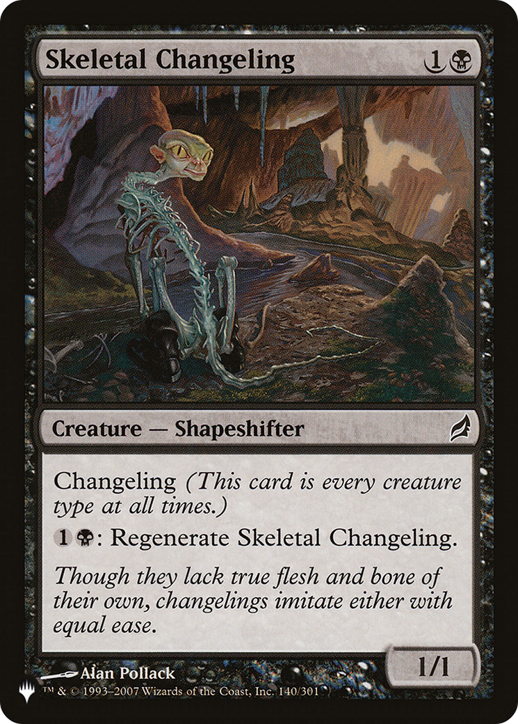 Skeletal Changeling [The List Reprints] | GrognardGamesBatavia