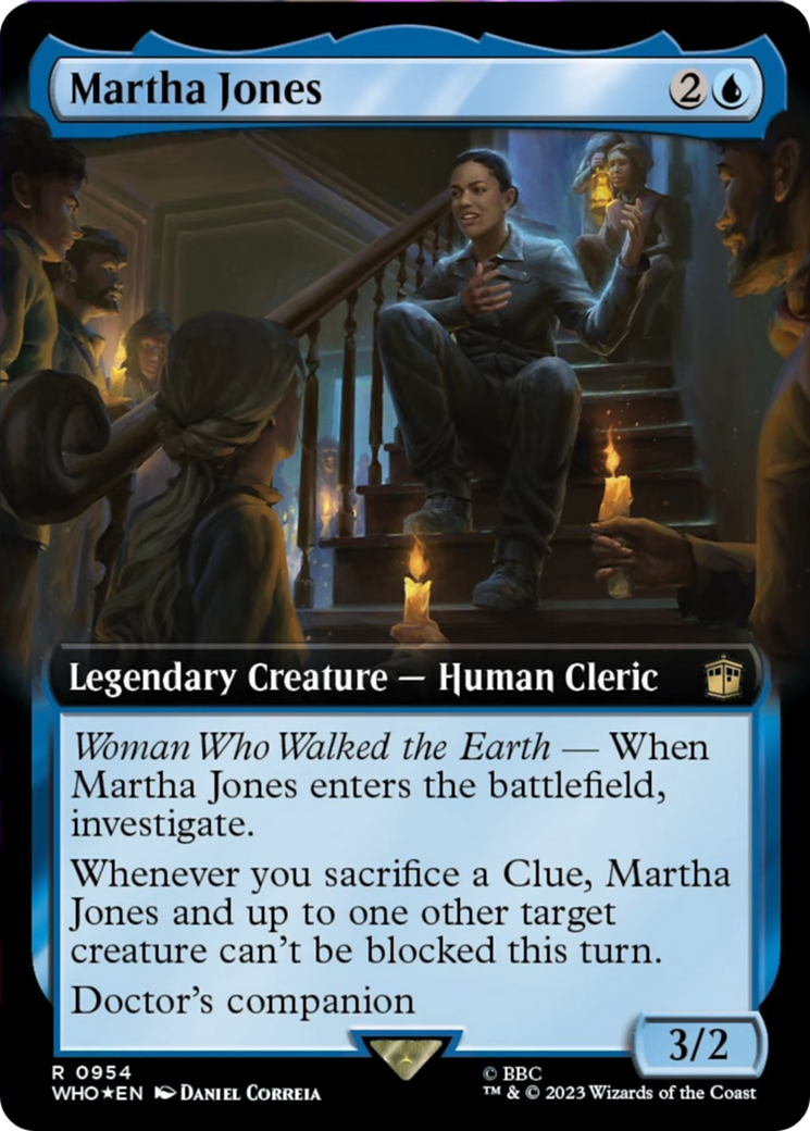 Martha Jones (Extended Art) (Surge Foil) [Doctor Who] | GrognardGamesBatavia