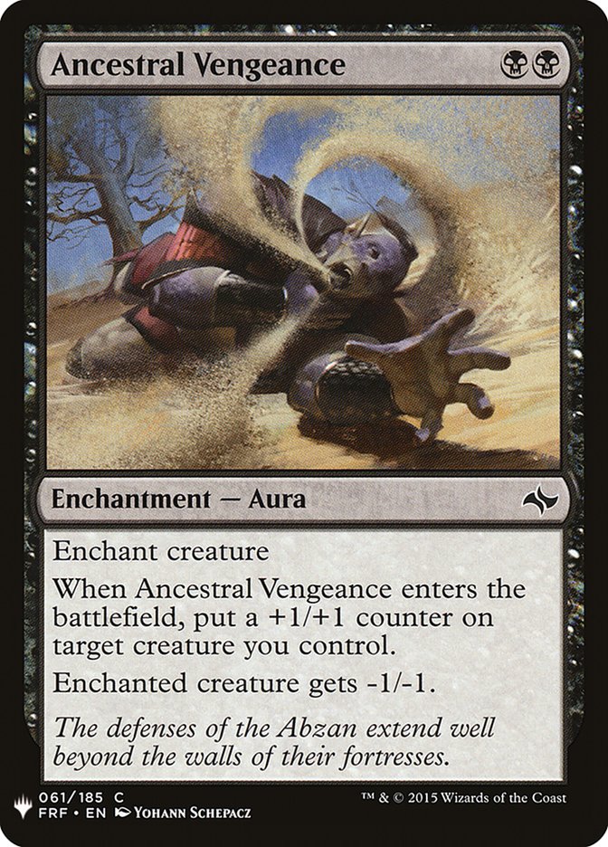 Ancestral Vengeance [Mystery Booster] | GrognardGamesBatavia