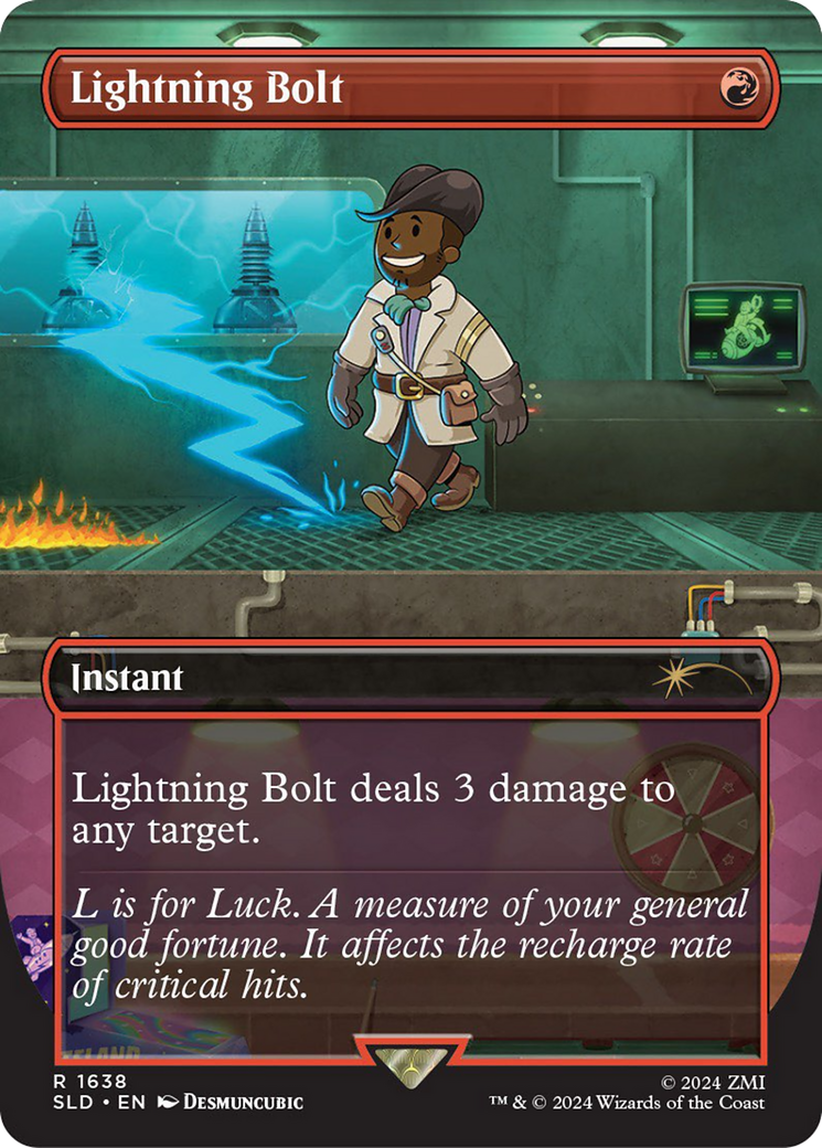 Lightning Bolt (1638) (Rainbow Foil) [Secret Lair Drop Series] | GrognardGamesBatavia