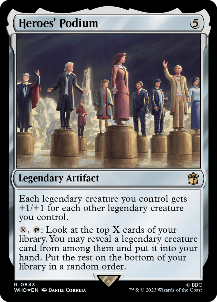 Heroes' Podium (Surge Foil) [Doctor Who] | GrognardGamesBatavia