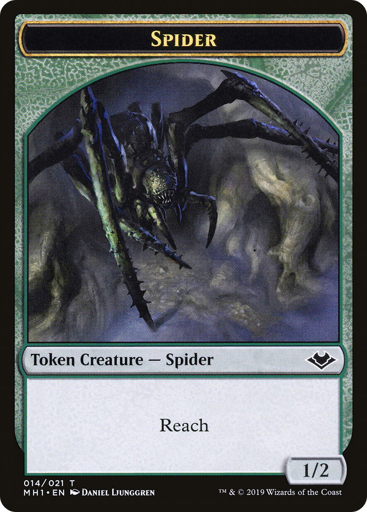 Shapeshifter // Spider Double-Sided Token [Modern Horizons Tokens] | GrognardGamesBatavia