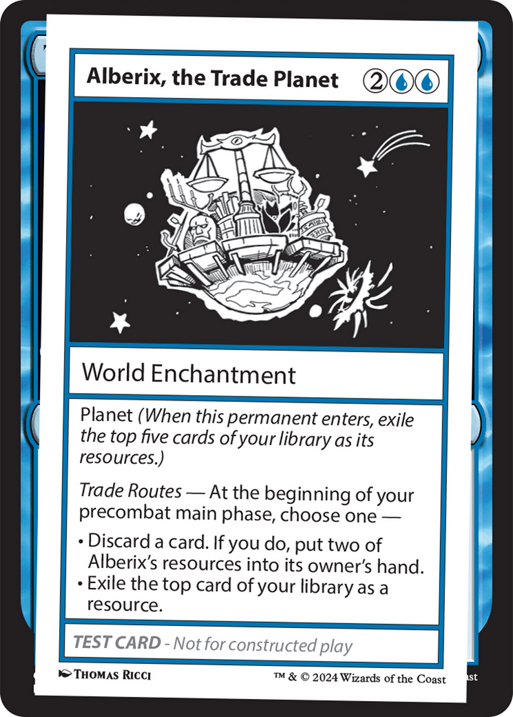 Alberix, the Trade Planet [Mystery Booster 2 Playtest Cards] | GrognardGamesBatavia