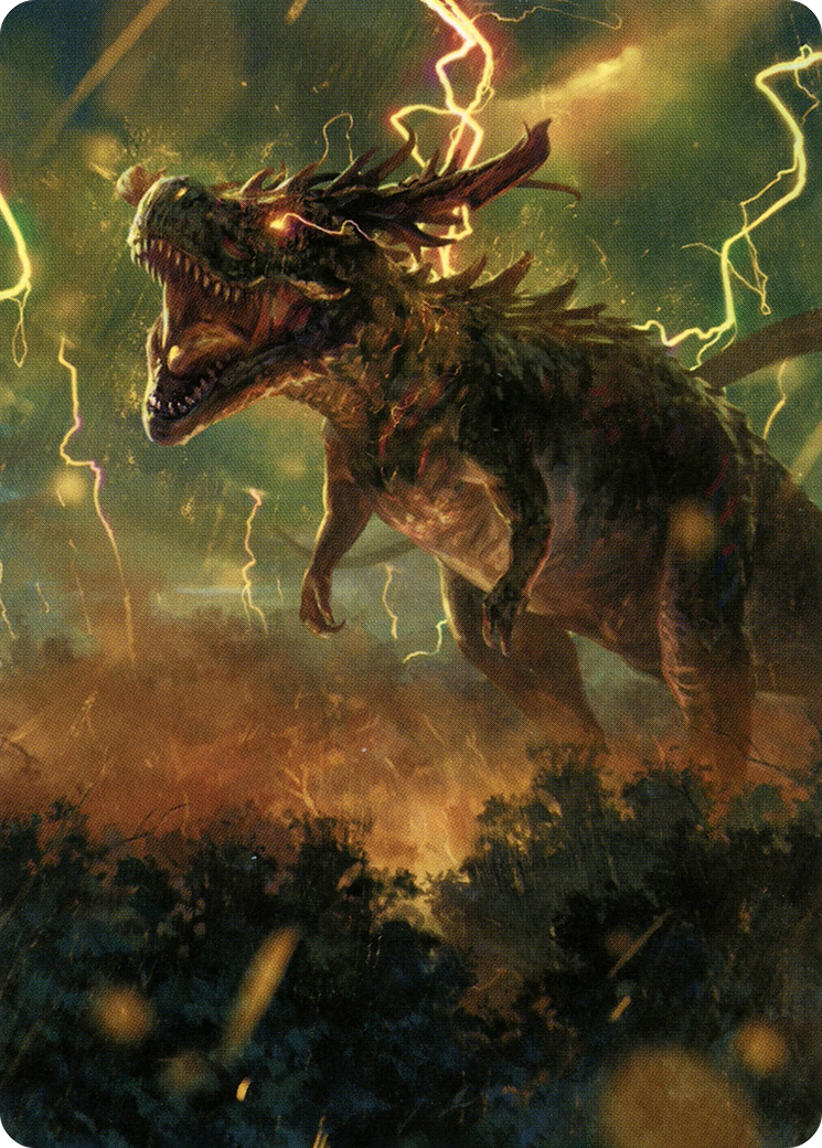 Thrasta, Tempest's Roar Art Card (42) [Modern Horizons 2 Art Series] | GrognardGamesBatavia